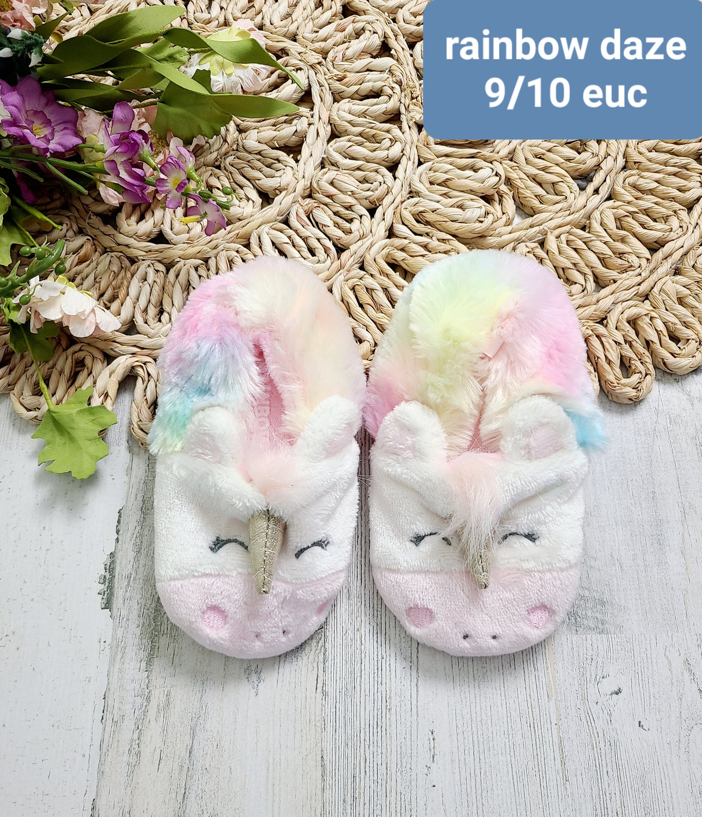 rainbow daze slippers