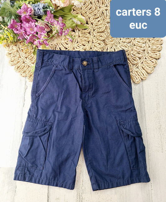 navy cargo shorts carters