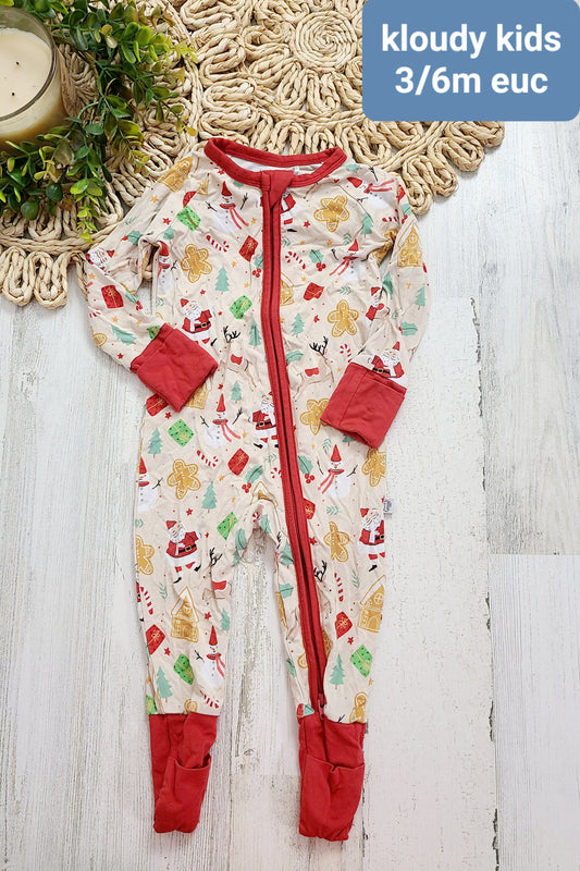 kloudy kids christmas pj