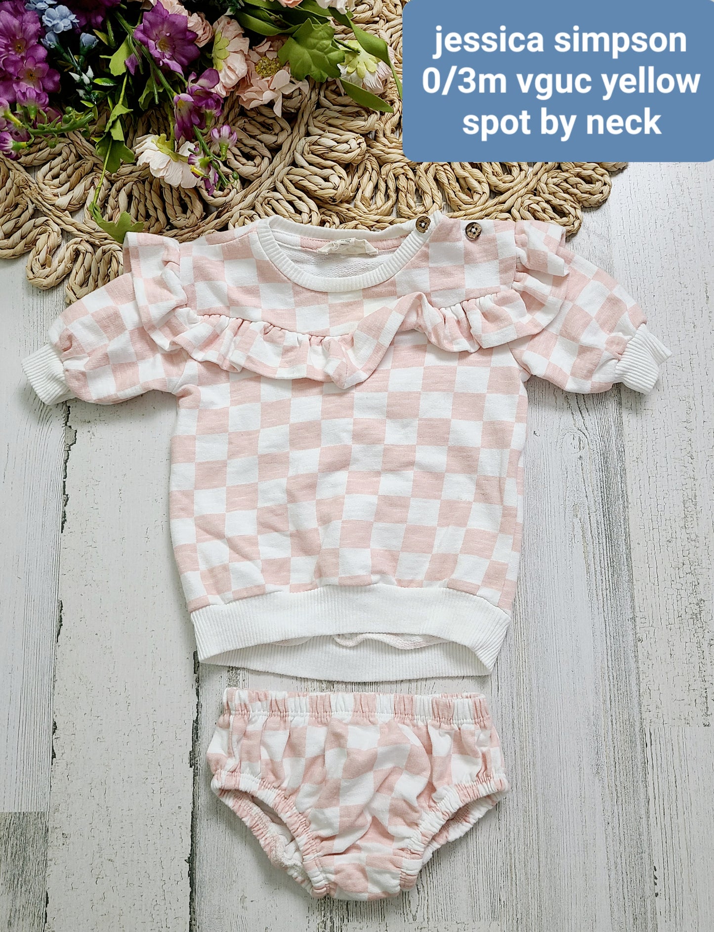 checkered set jessica simpson