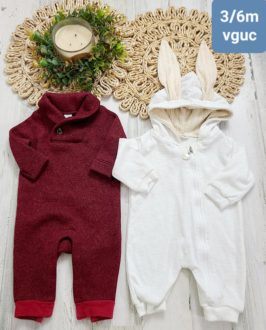 burgundy sweater outfit and bunny ears