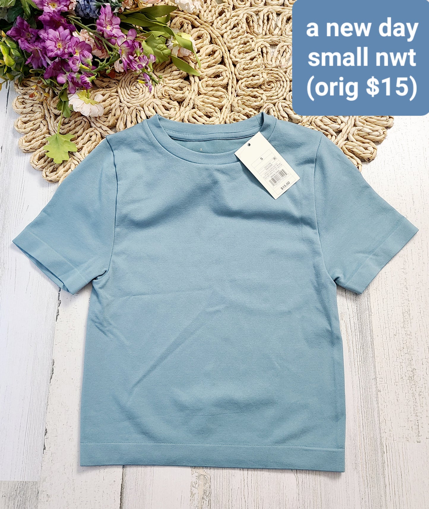 new blue a new day short sleeve