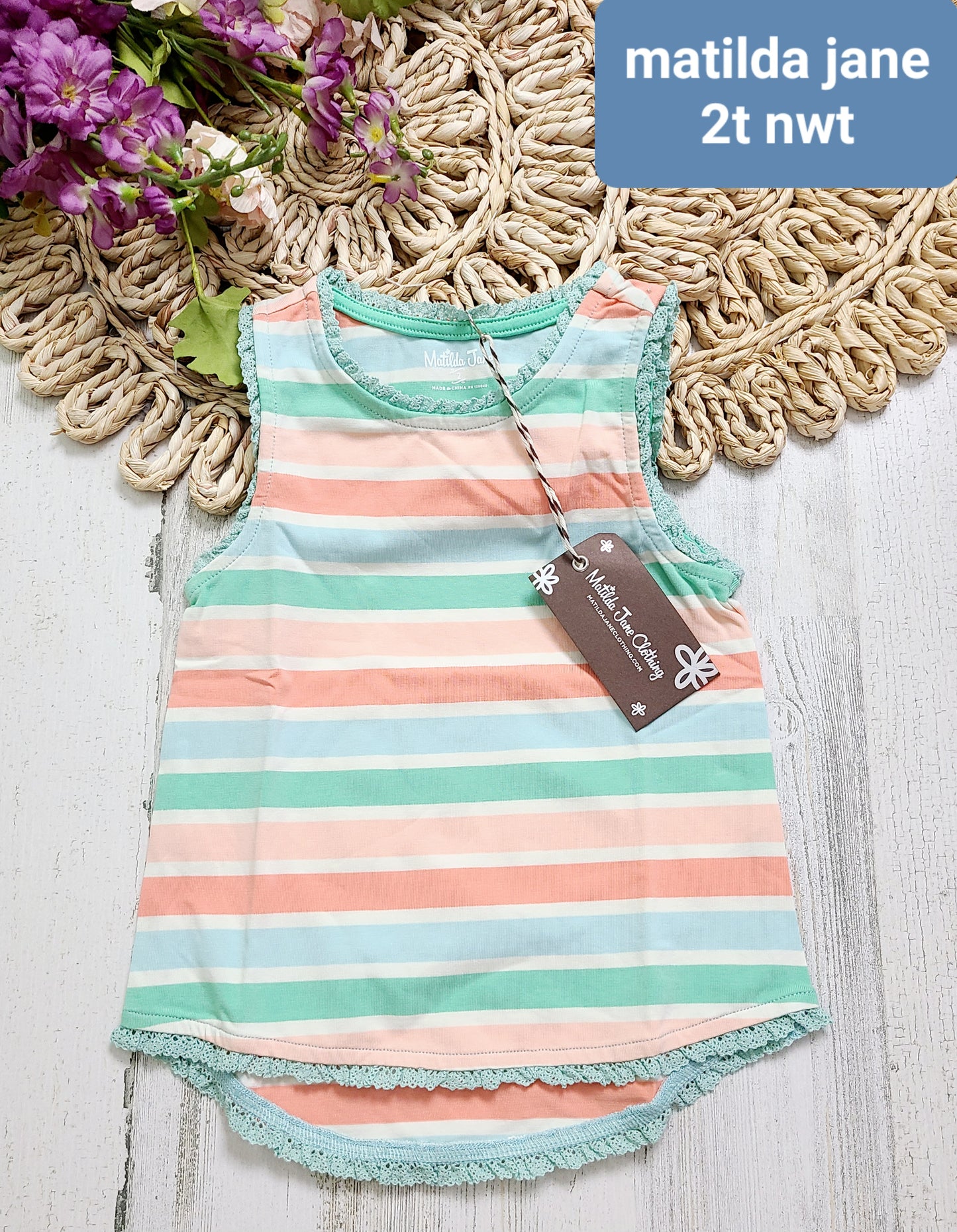 new coral green tank matilda jane