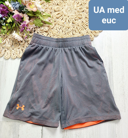 Gray orange ua shorts