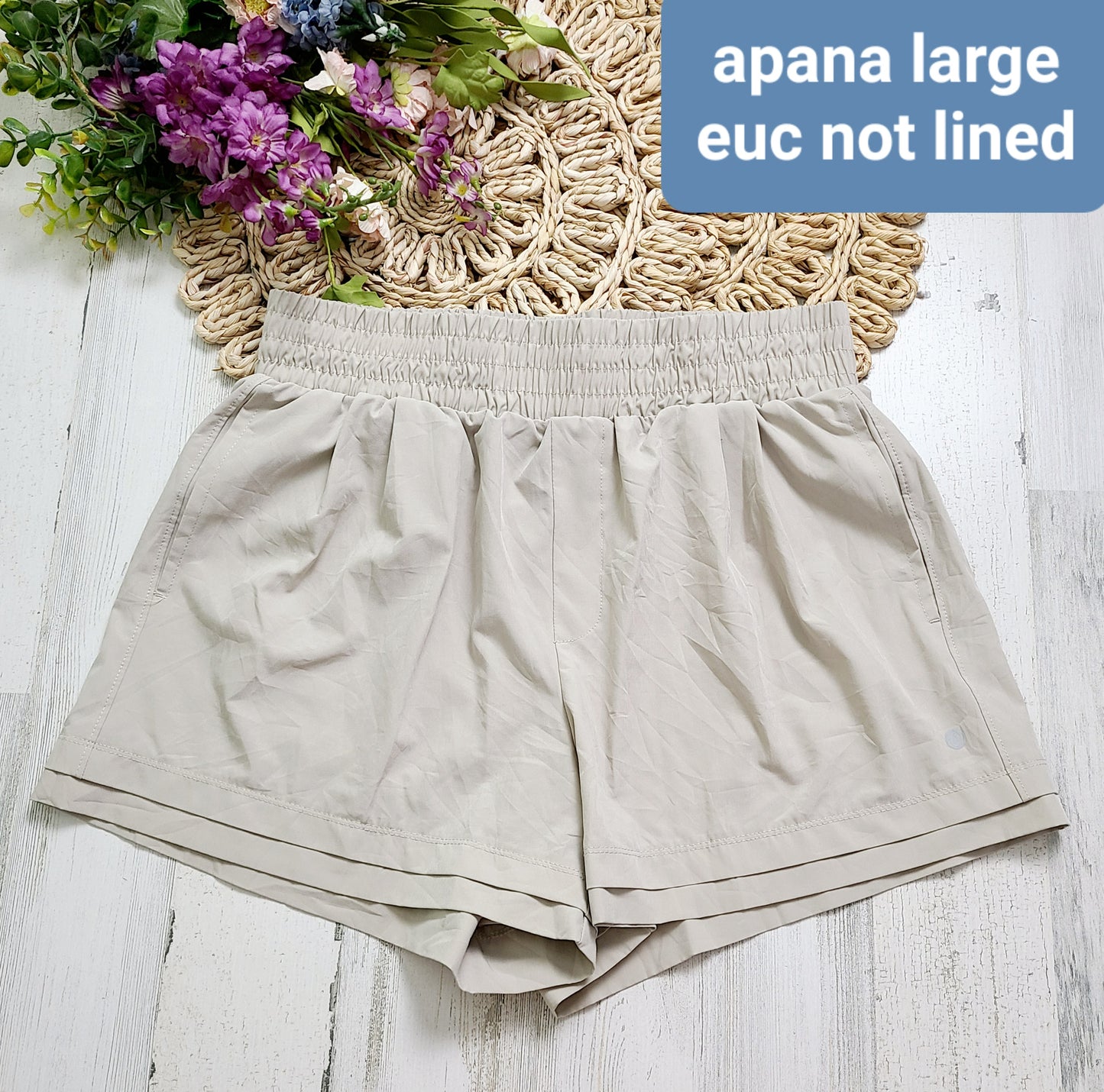 apana tan shorts large