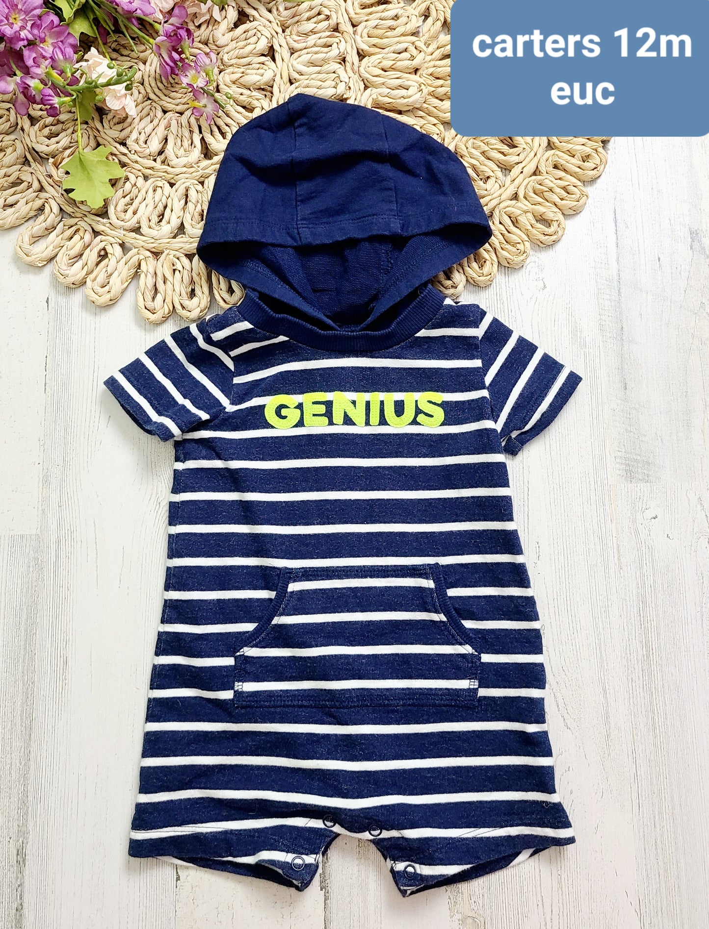 genius hood romper