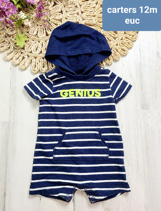 genius hood romper