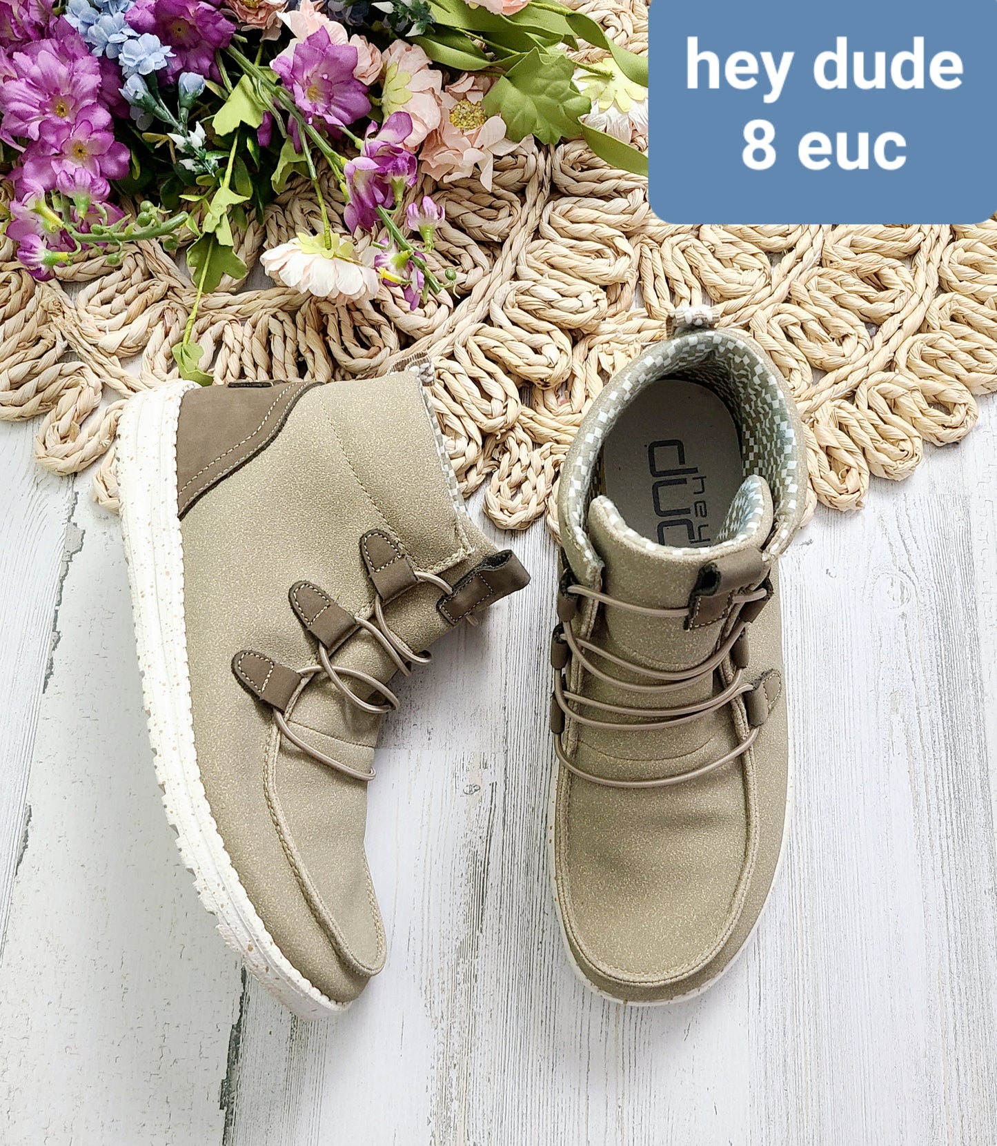 brown hey dude shoe
