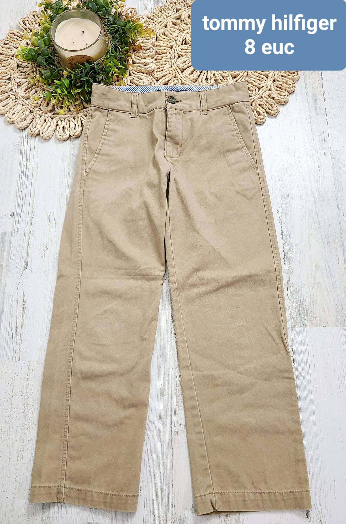 khaki tommy hilfiger 8y pants
