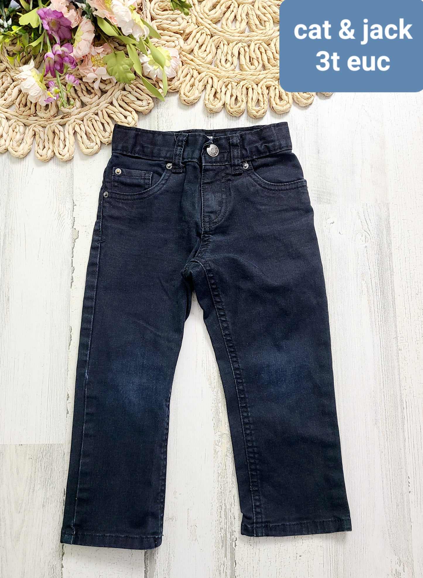 cat&jack dark jeans 3t