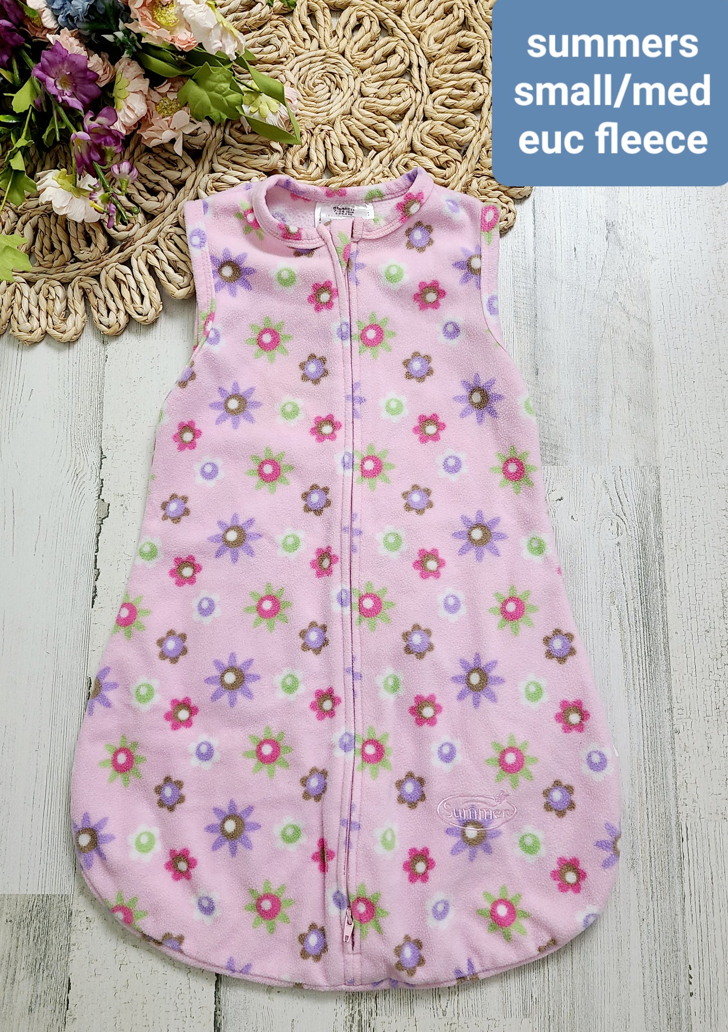 summer slumbersack wearable blanket fleece