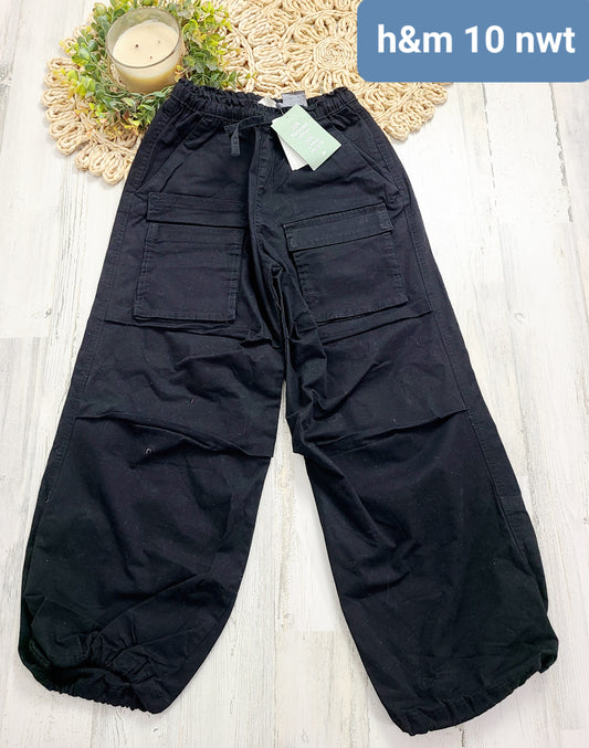 black cargo pants nwt h&m