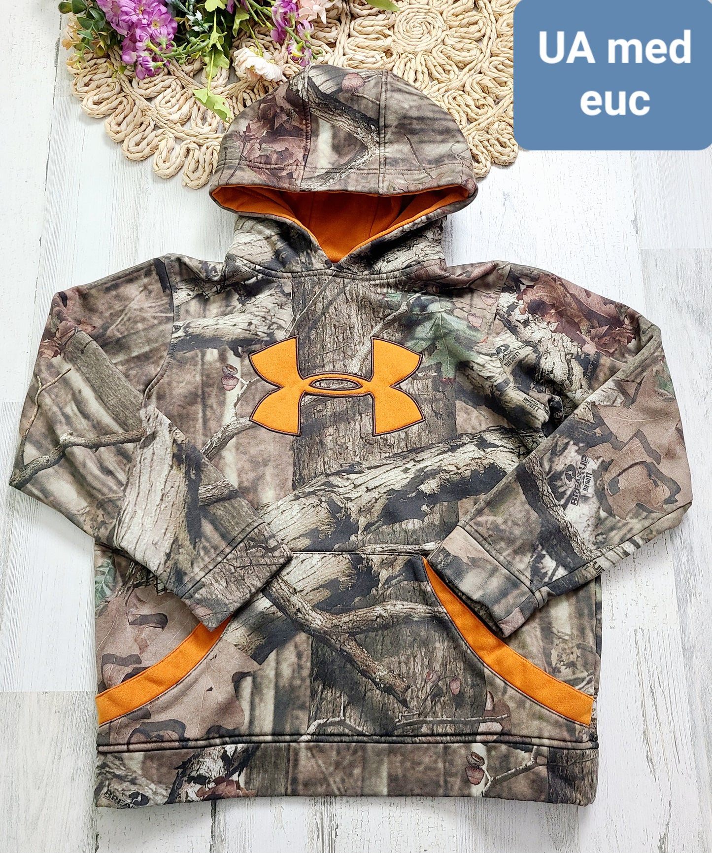 ua camo boys 10/12y