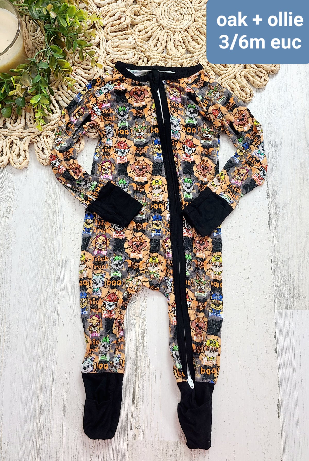 oak+olive paw patrol pj