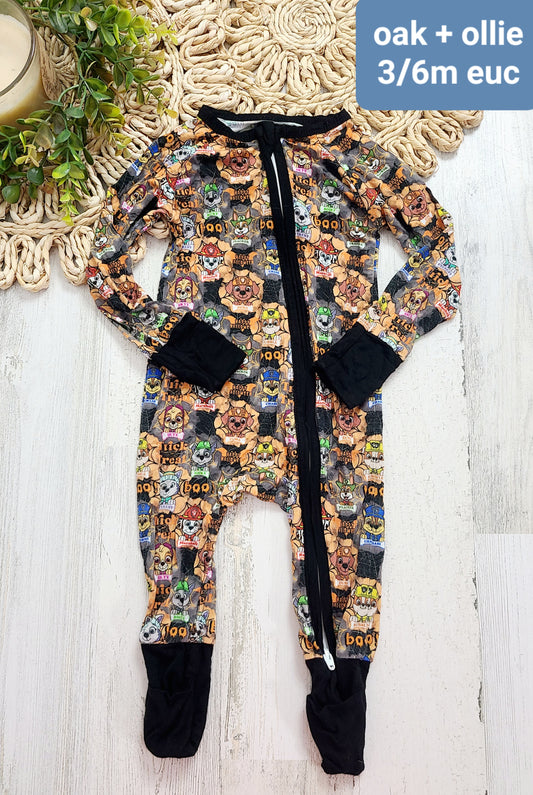 oak+olive paw patrol pj
