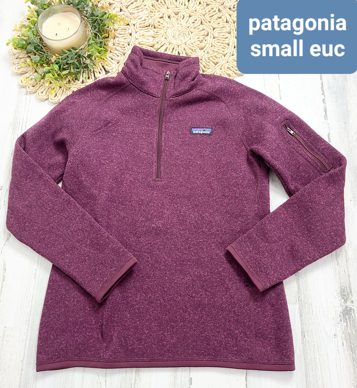 burgundy patagonia small