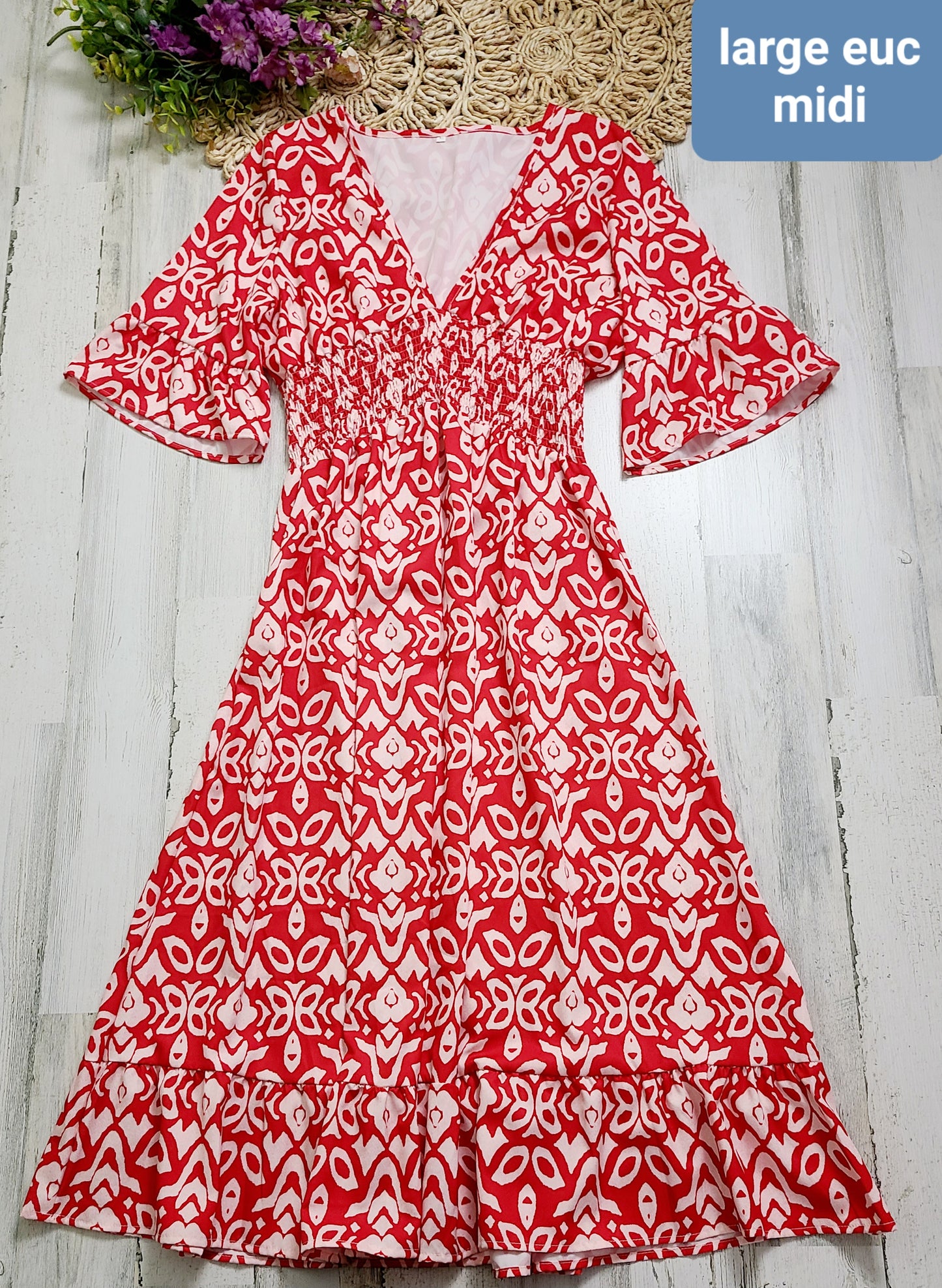 red and white midi large