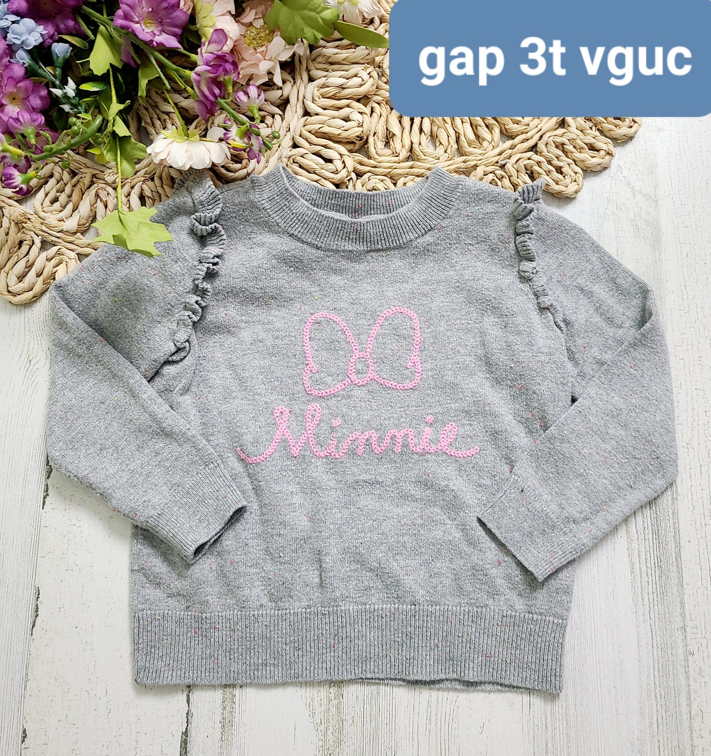 minnie gray sweater gap