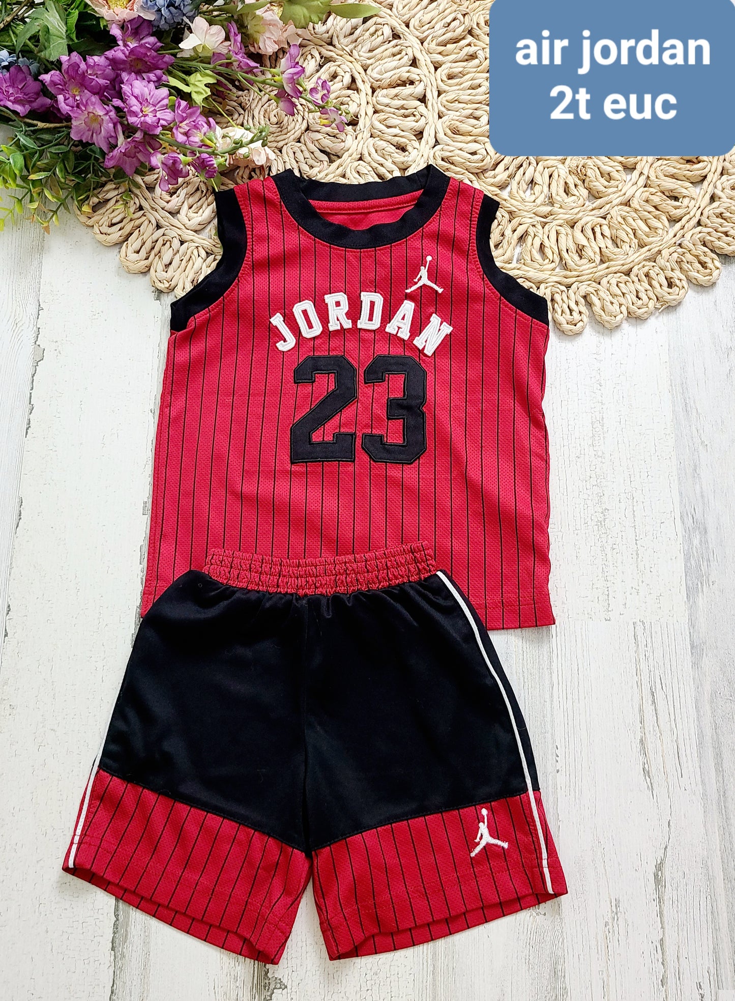 jordan red set