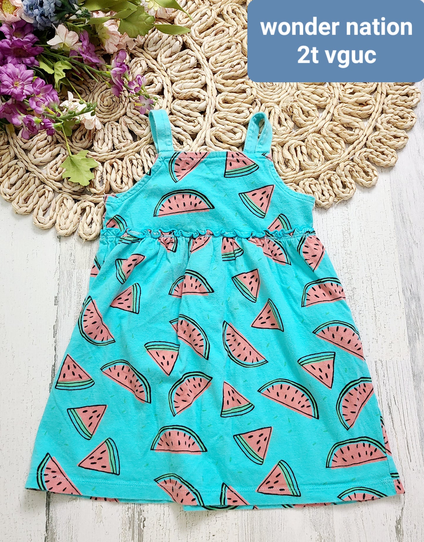watermelon aqua wonder nation dress