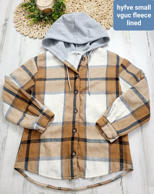 hyfve fleece lined shacket