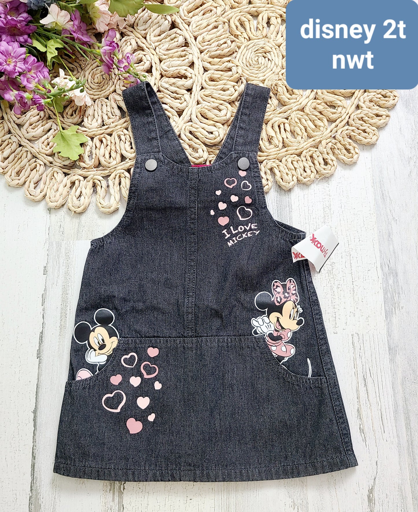 disney new overall skirt