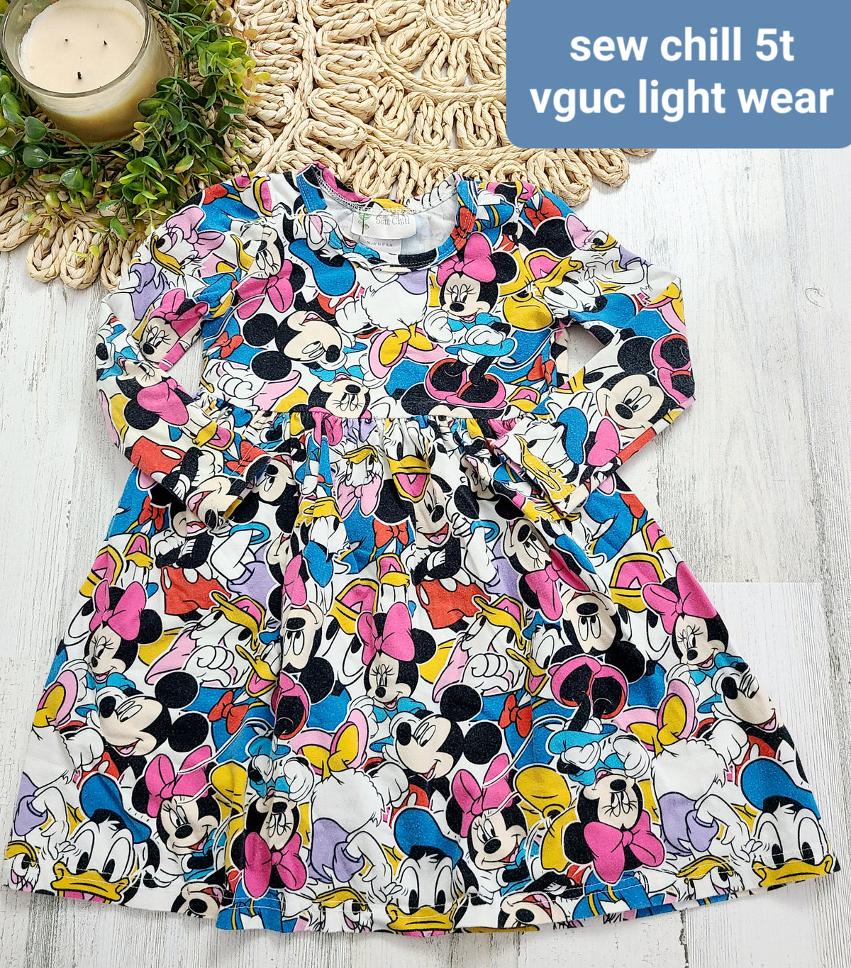 mickey character dress sew chill