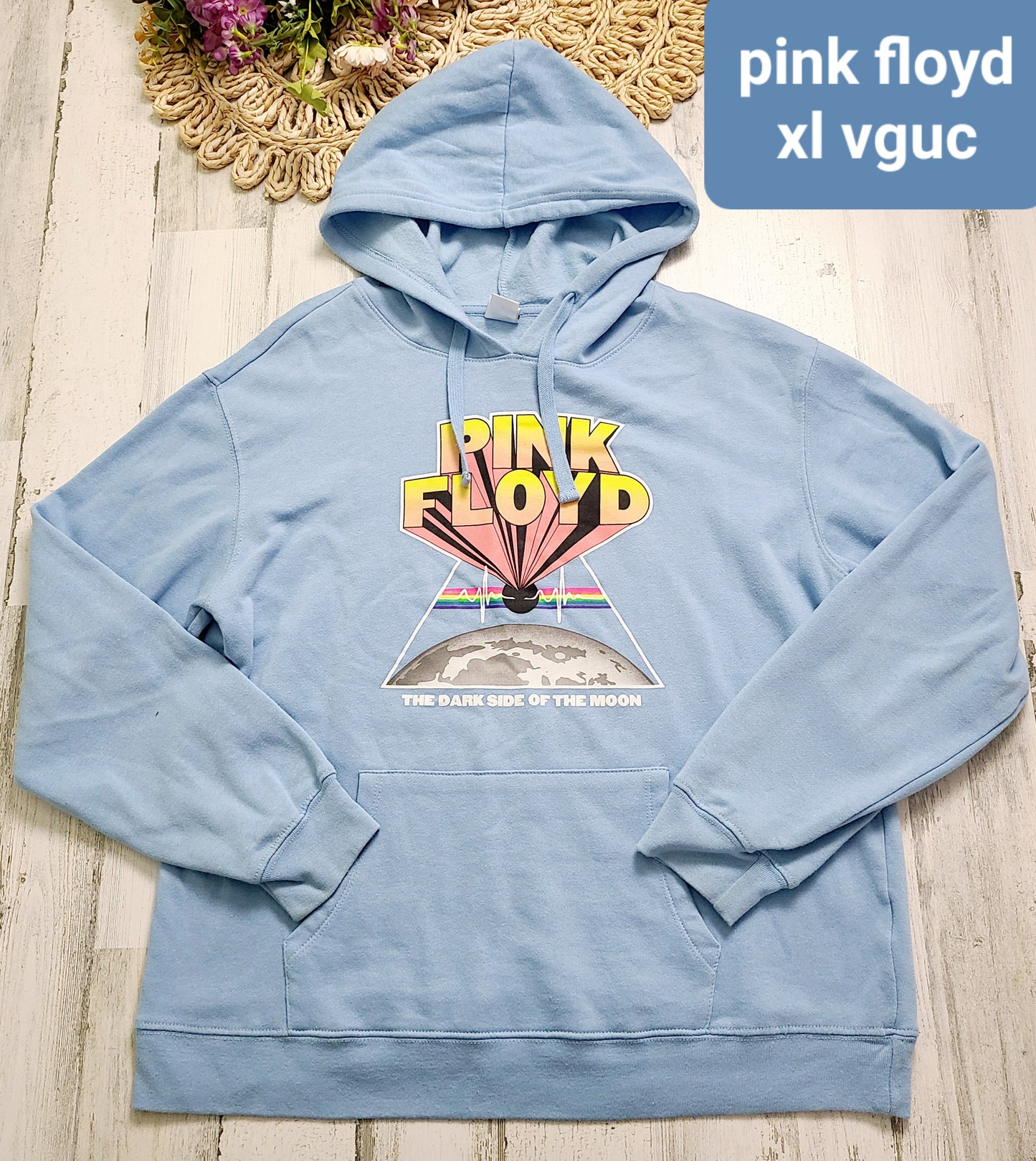 blue pink floyd sweatshirt