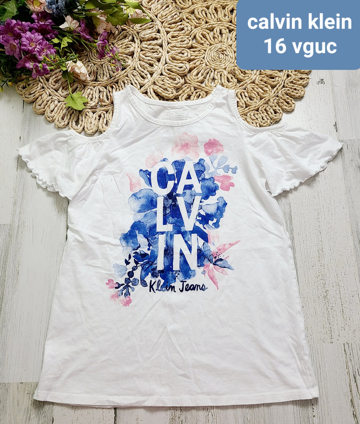 calvin klein cold shoulder juniors