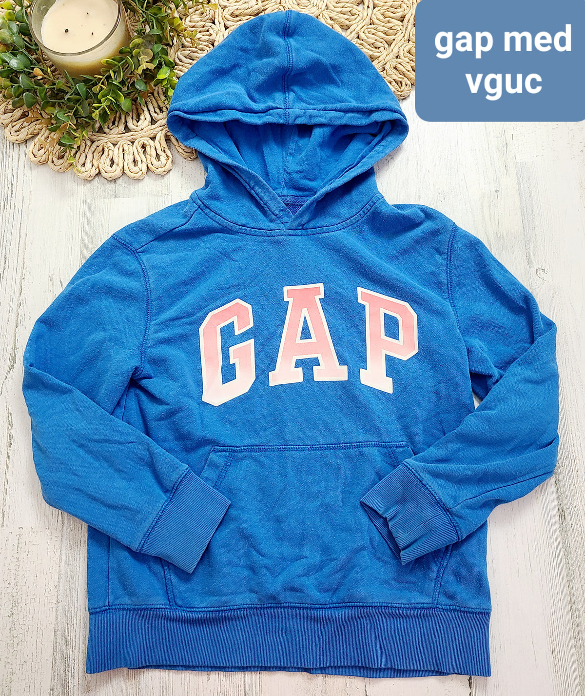 blue gap hoodie 8y