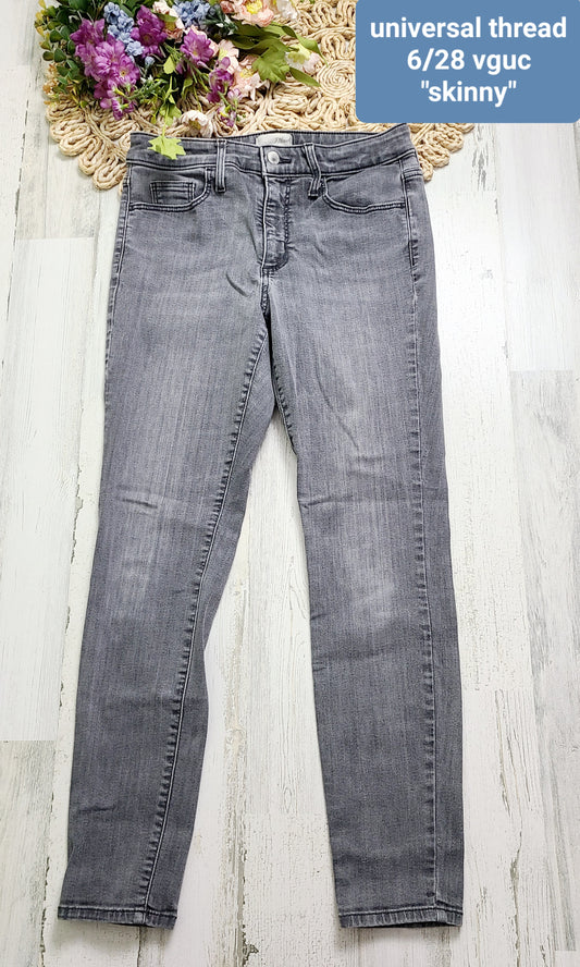 gray jeans skinny universal thread
