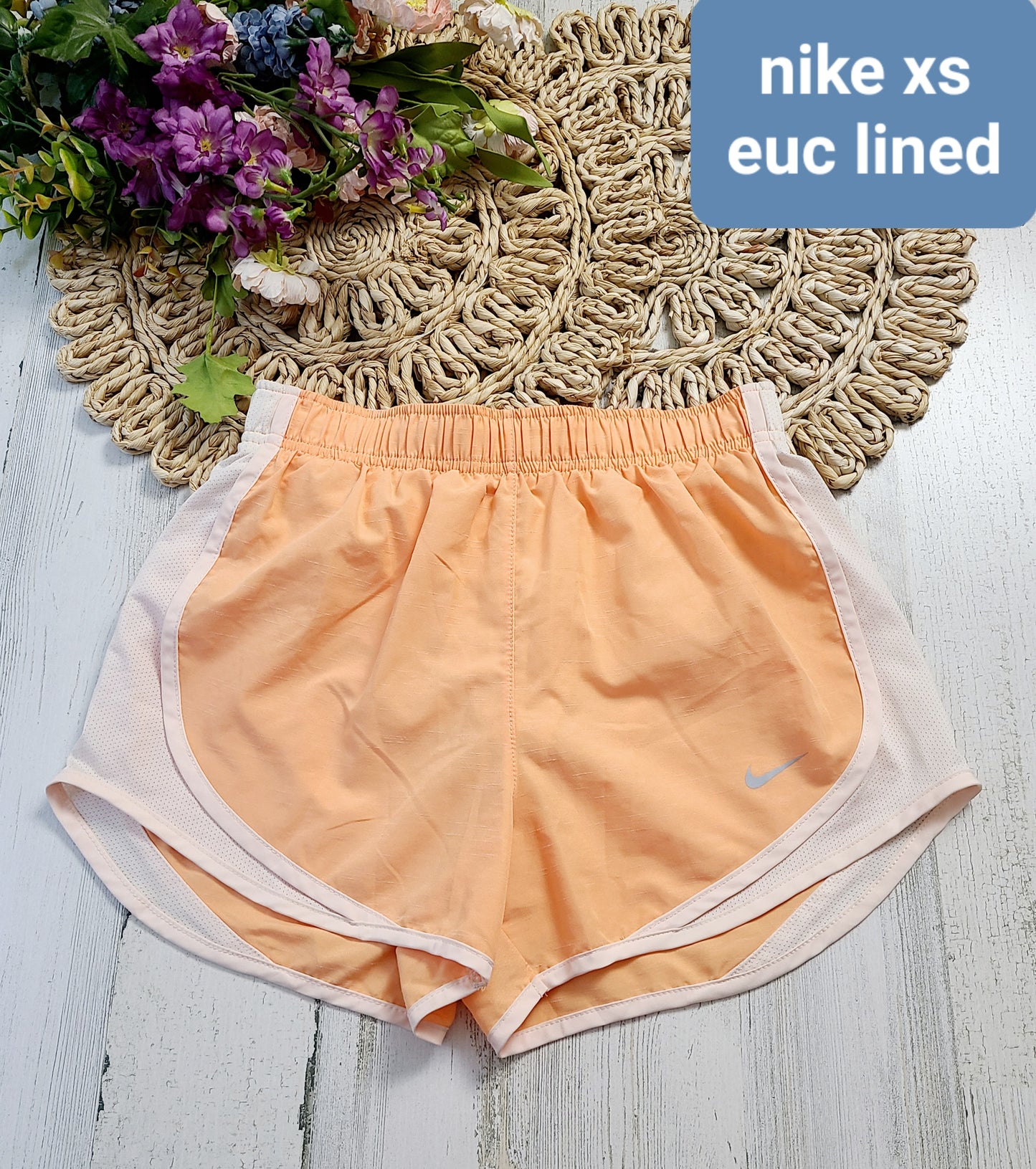 tangerine nike xs shorts