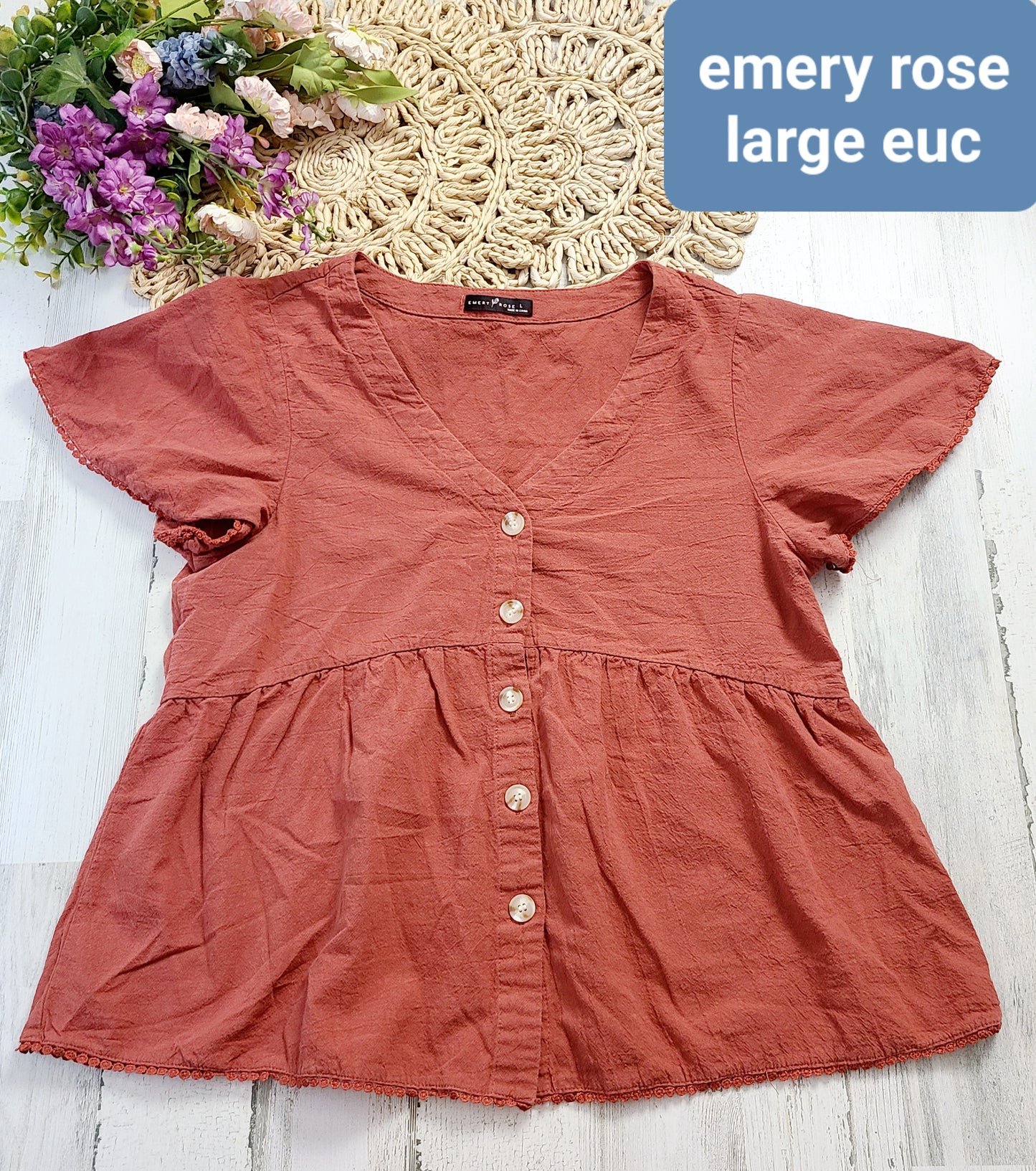 emery rose button down