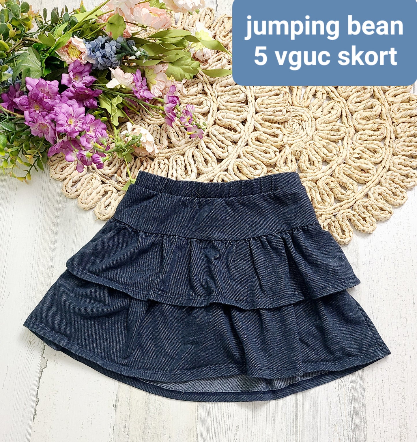 5t ruffle skort jumping bean