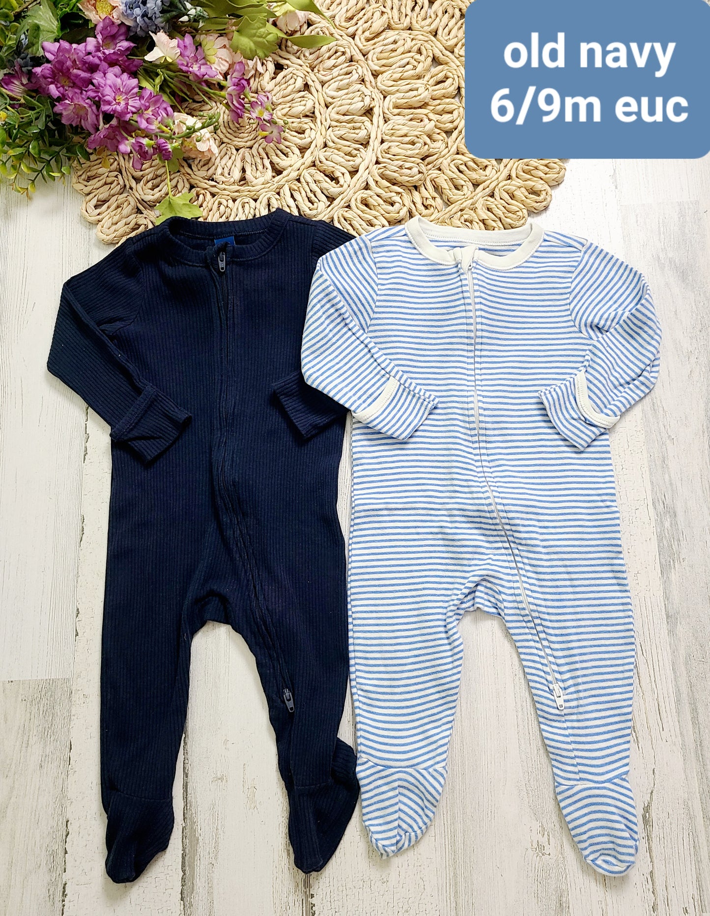 navy and striped pj old navy