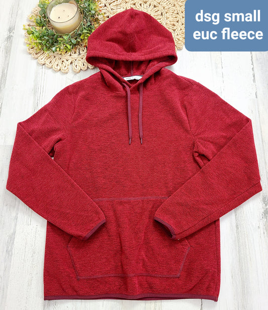 red dsg fleece hoodie