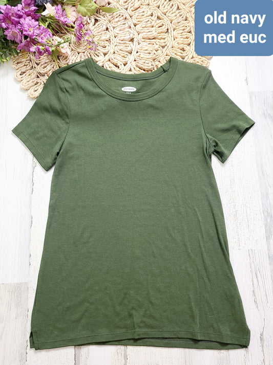 old navy green short sleeve