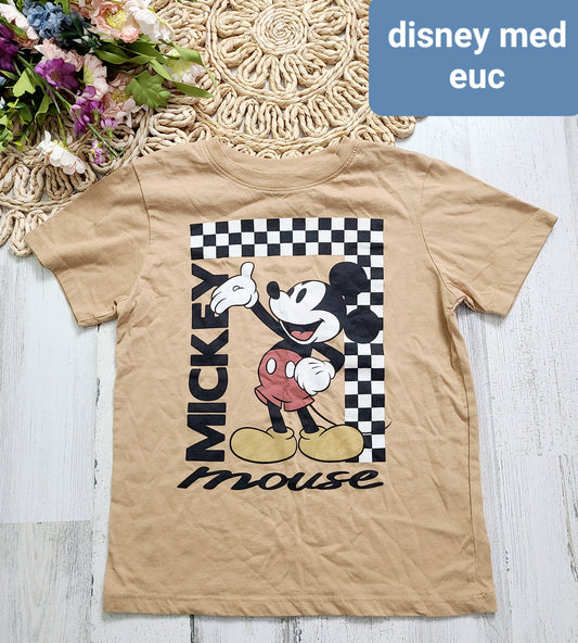 Checkered mickey tee
