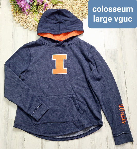 illinois hoodie large