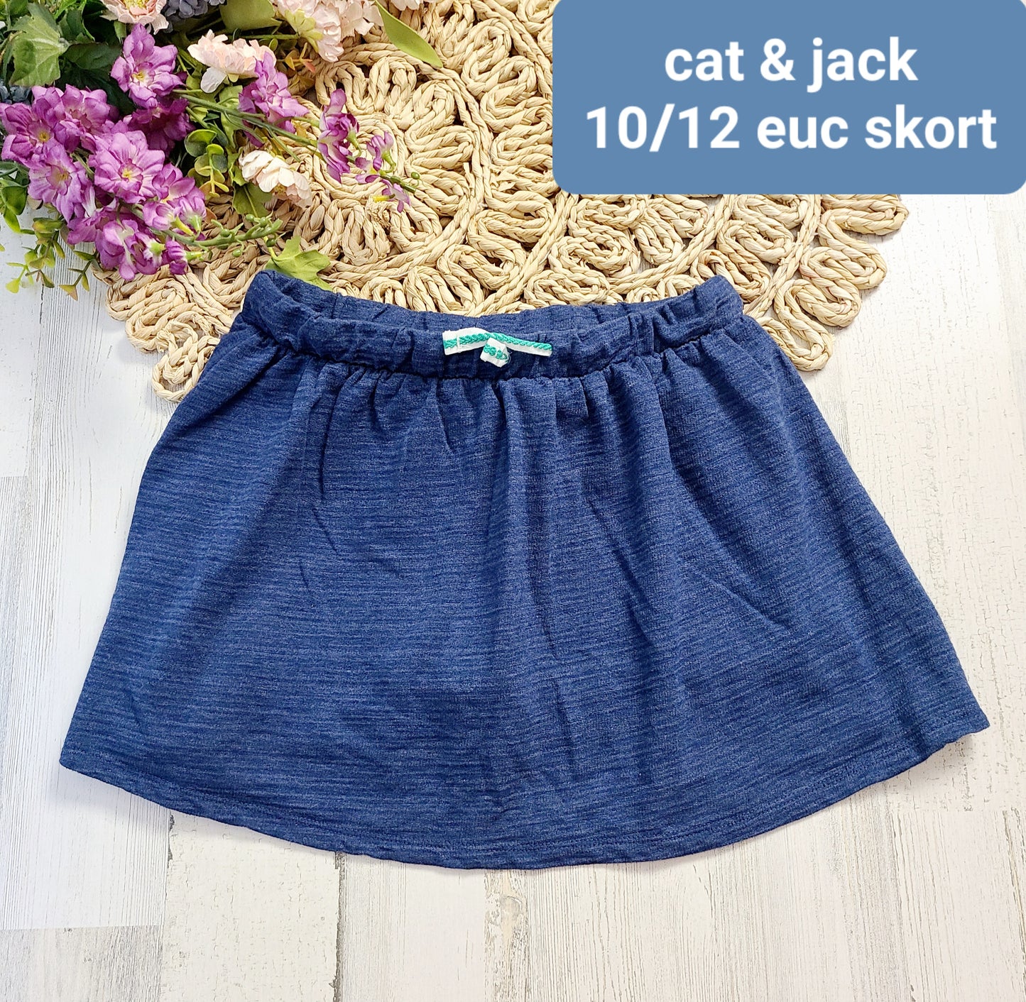 blue skort cat & jack girls