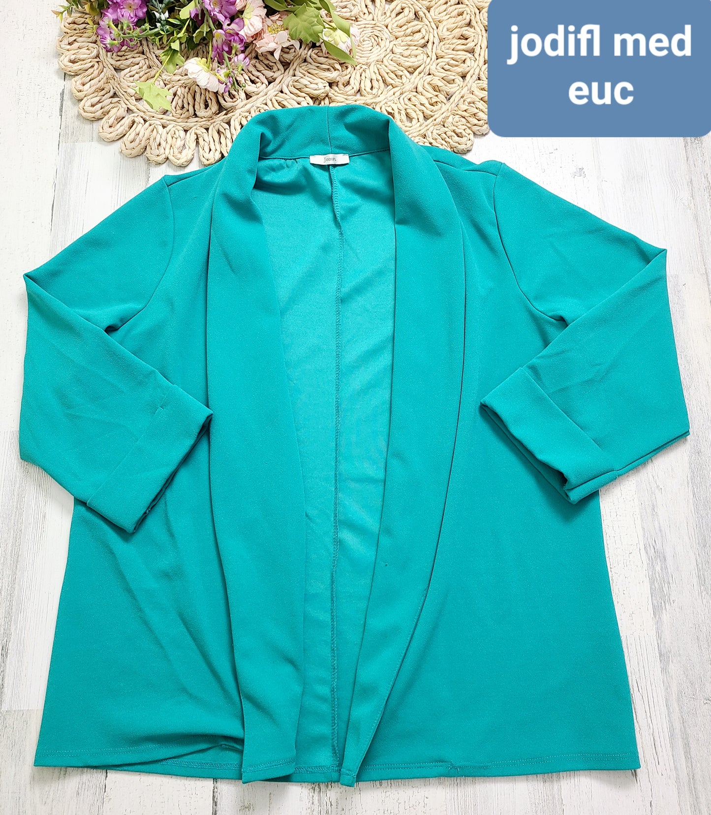 jodifl aqua blazer