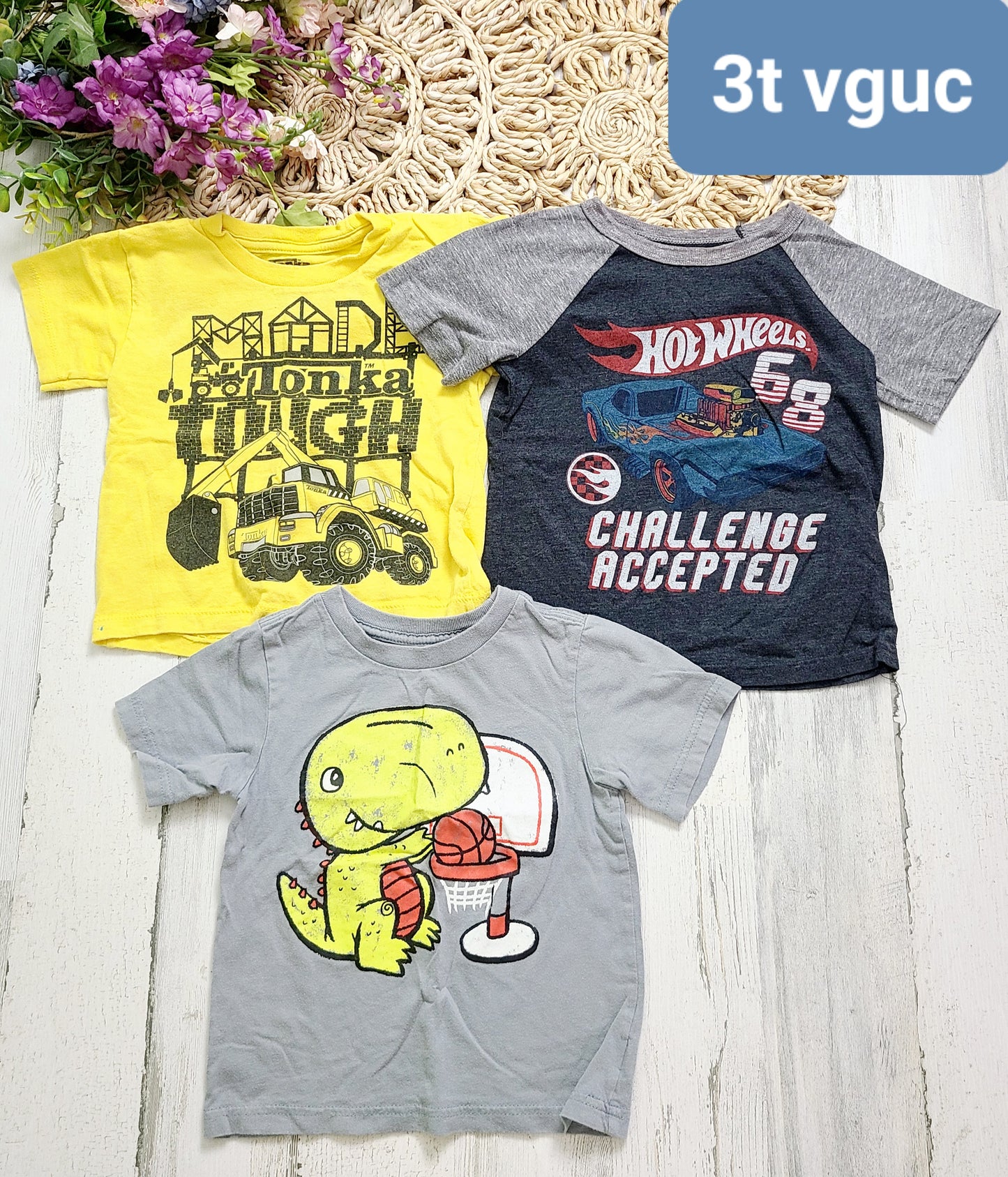 3t boys shirts 3 pack