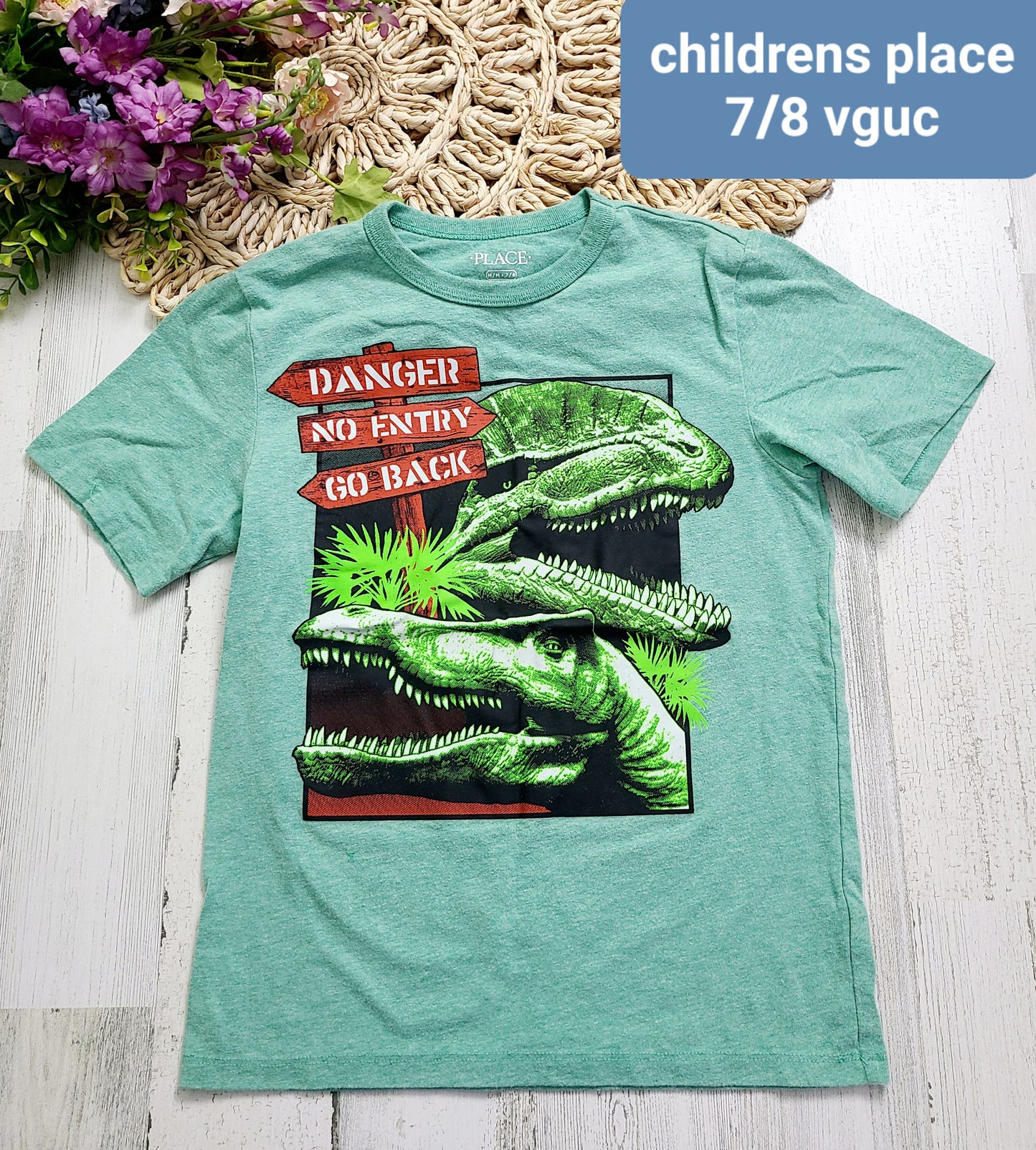 cp green dino tee
