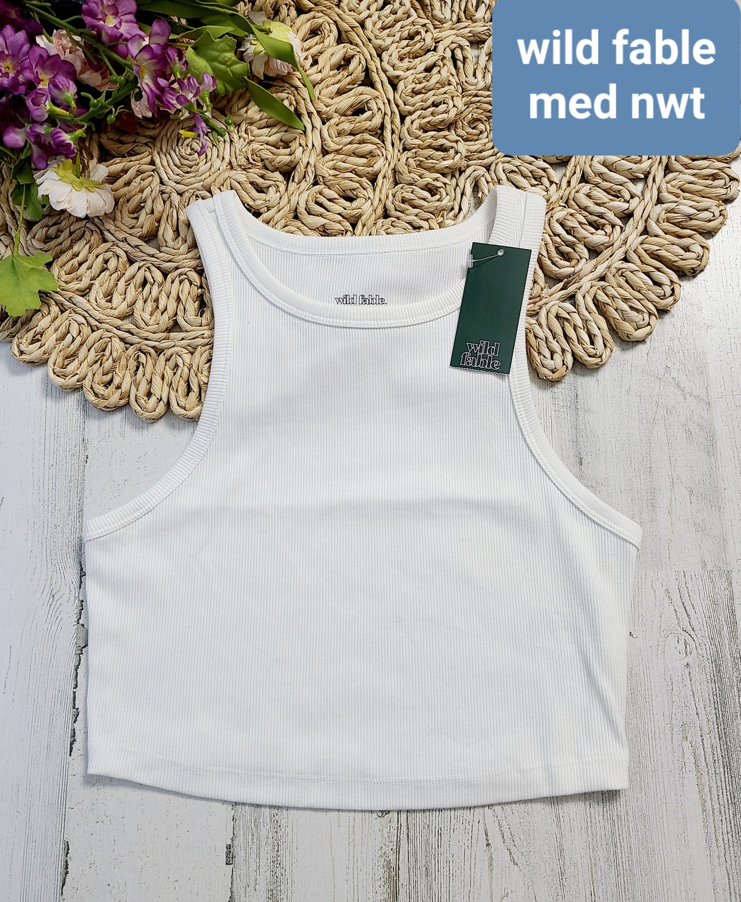 new crop wild fable white