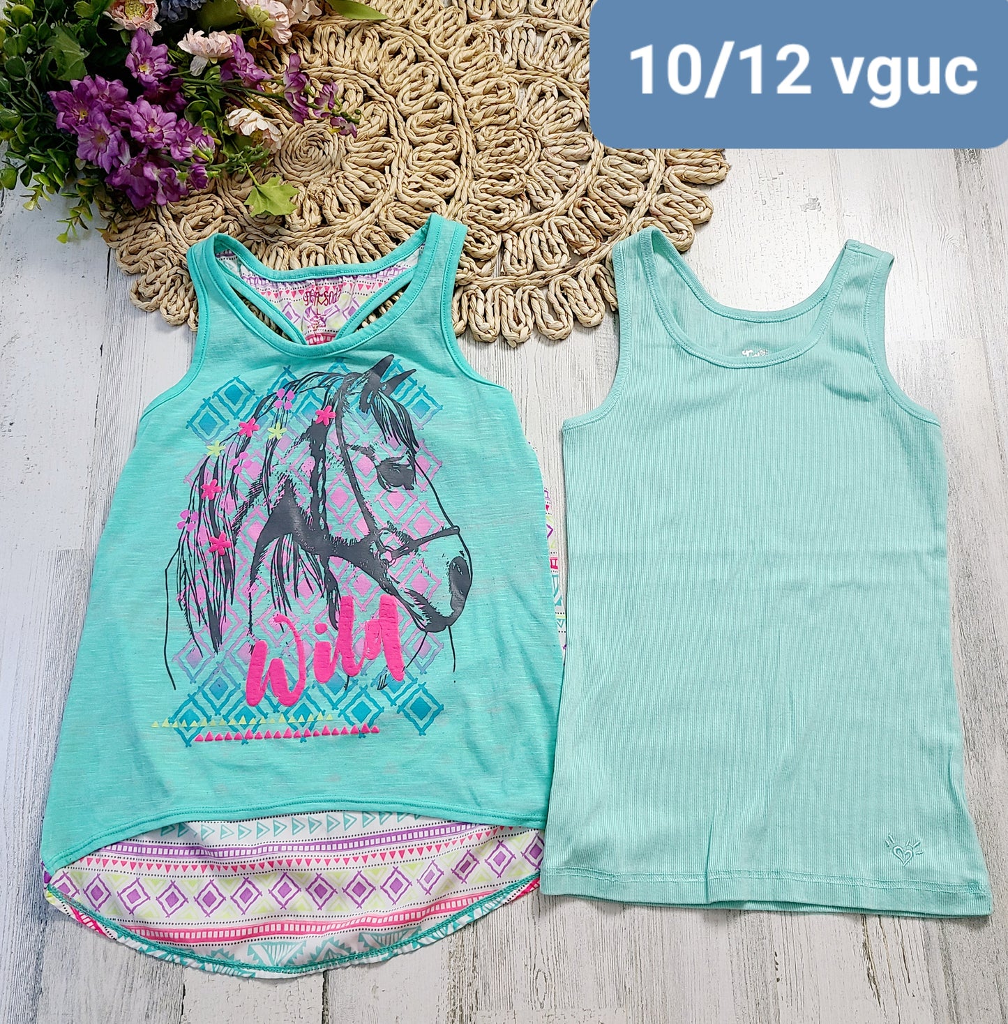 aqua horse 10/12y