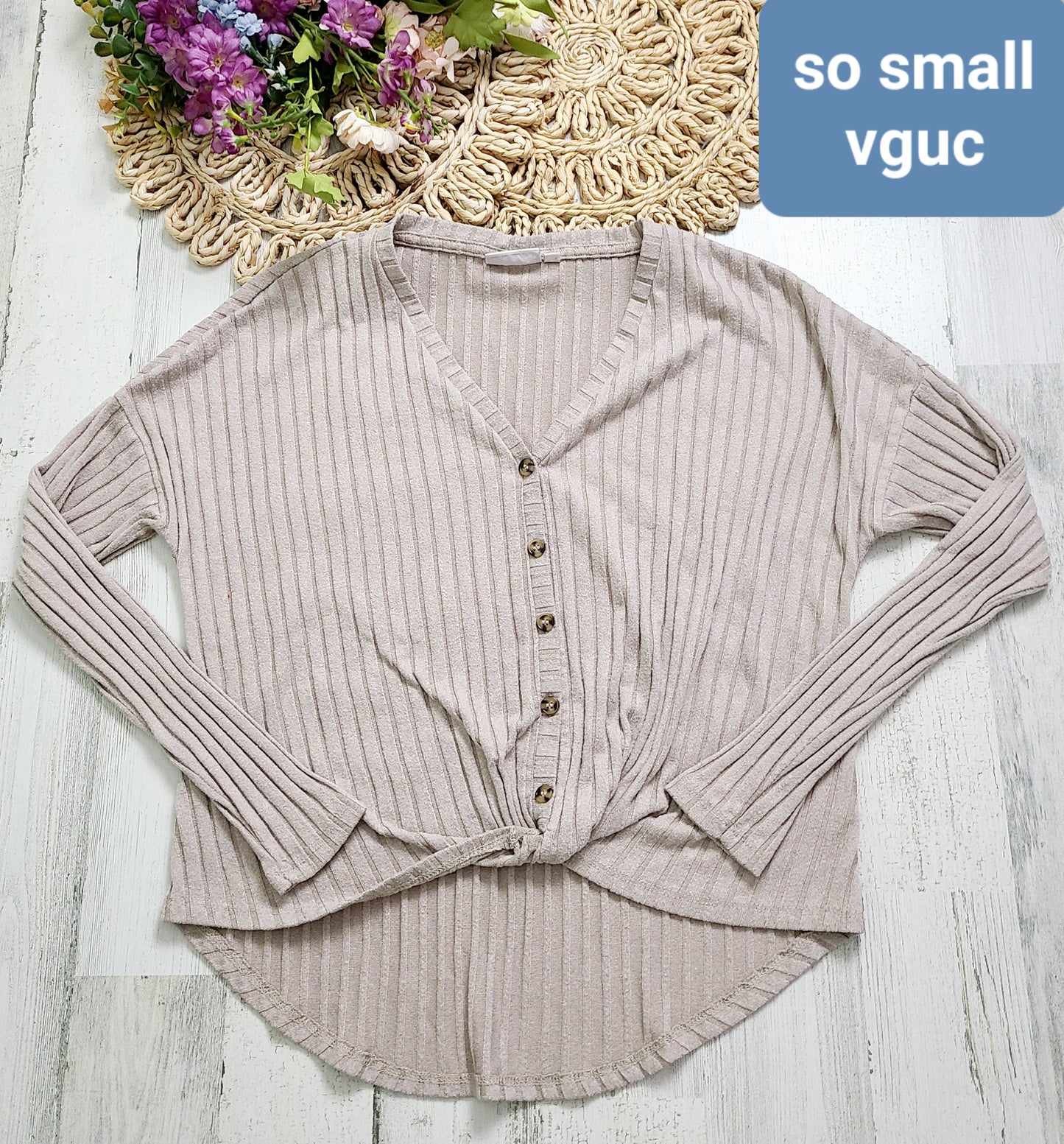 so trist front button down