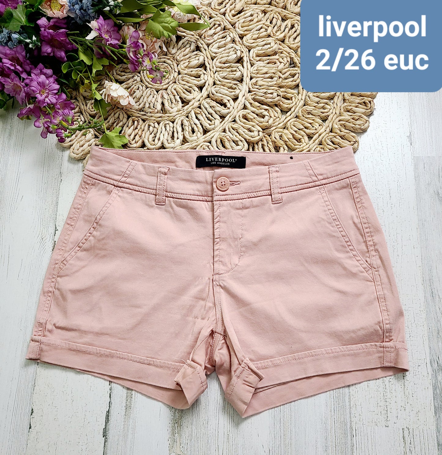 liverpool pink shorts xs