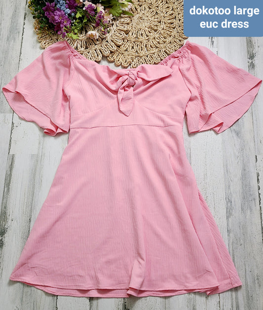 pink dress dokotoo