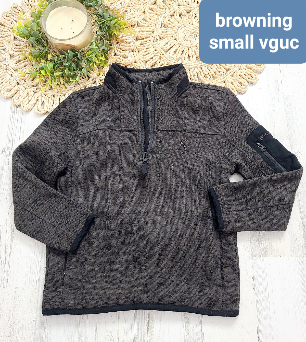 browning brown pullover