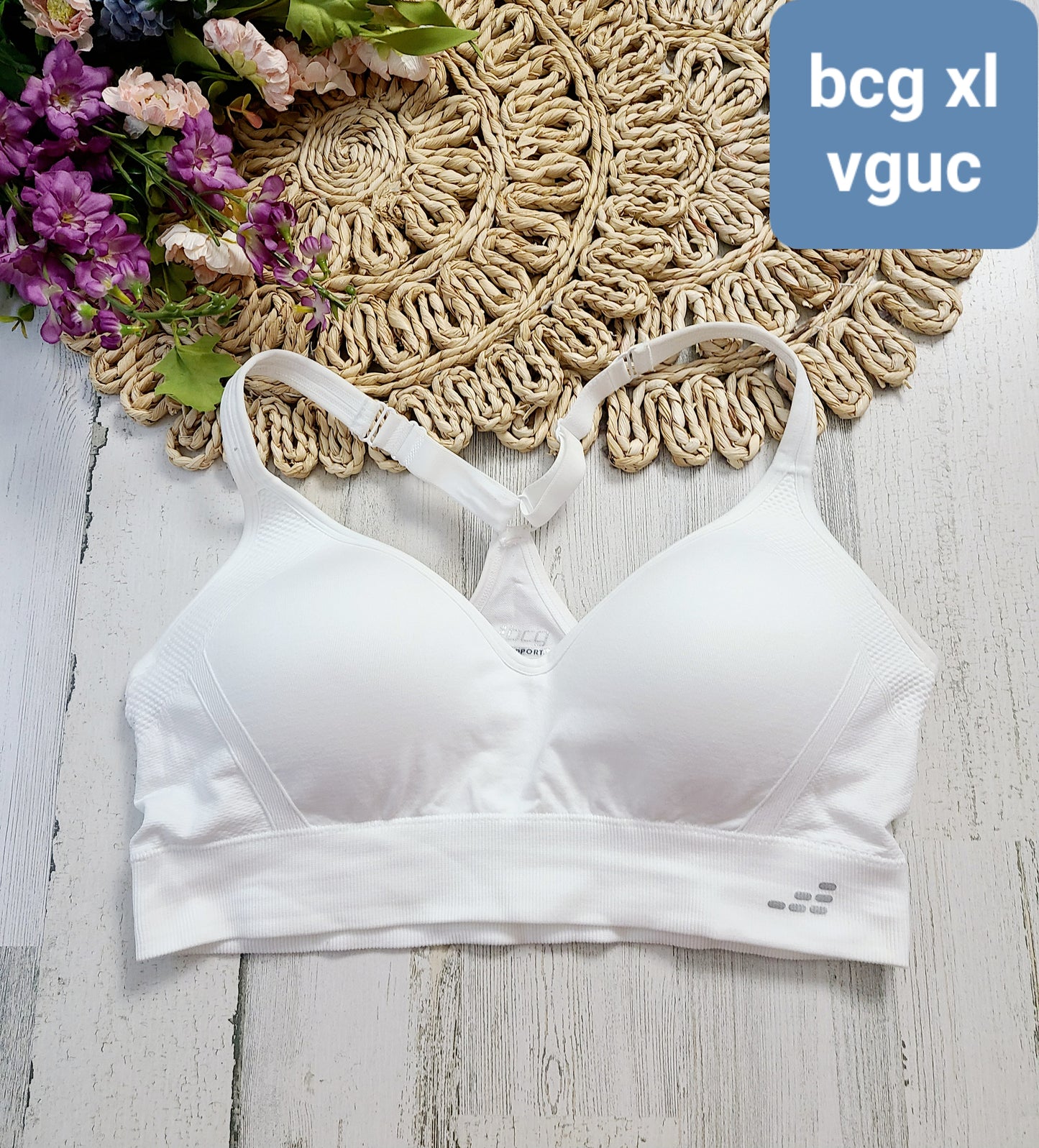bcg white bra